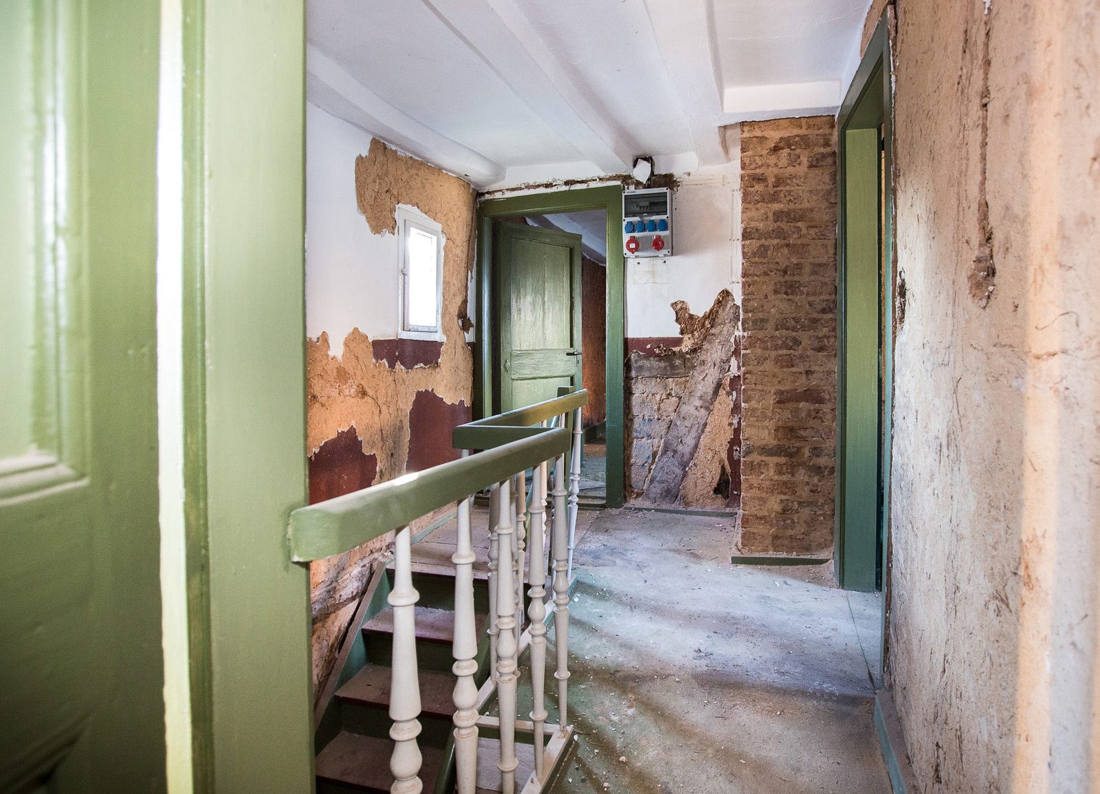 Flutschäden im historischen Fachwerkhaus